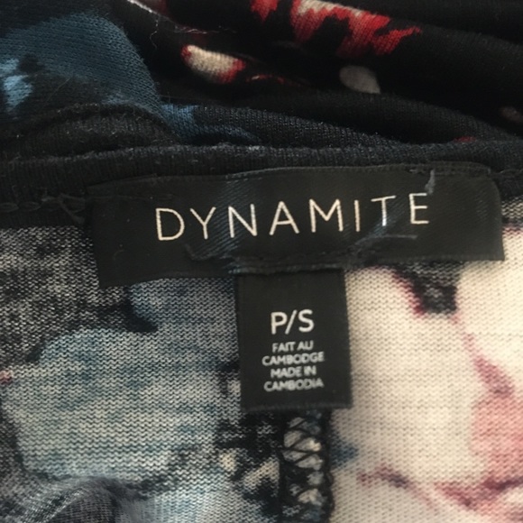 Dynamite t-shirt floral small - Picture 3 of 4